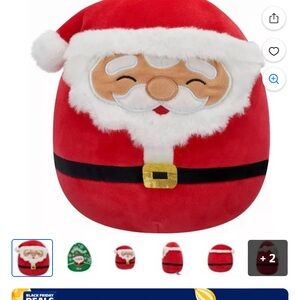Squishmallows Red Santa Stuffed Animal
